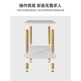 小桌子沙发边几家用客厅小户型茶几出租屋床头置物架北欧简易茶桌