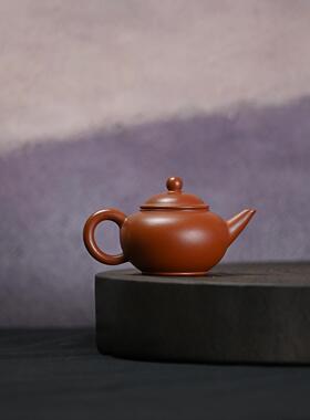 原矿朱泥纯LEGE手工水平10M小品光素茶自用宜兴紫砂壶0功夫泡壶茶