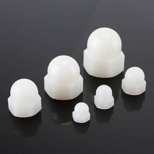 尼龙螺2盖型螺母M10-M1塑料母螺帽锁GMO紧装饰塑胶绝螺母缘盖帽