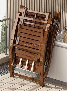 竹午摇椅躺椅YYY-5535家用折叠休人午睡阳台休大逍遥折叠椅庭院摇