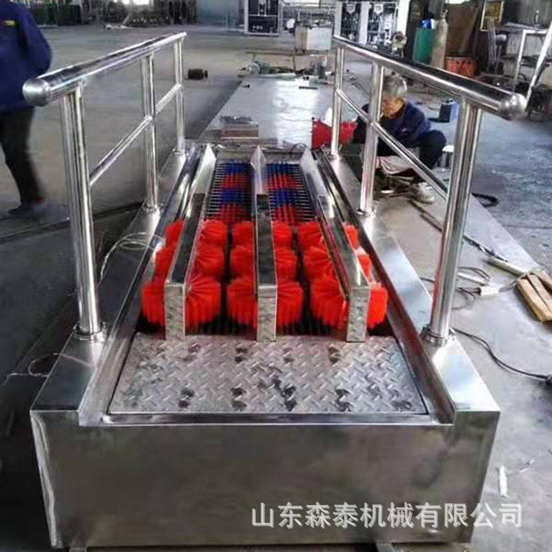 无动力行走式洗靴机 矿用矿工清洗设备洗靴机 双通道单通道洗靴机