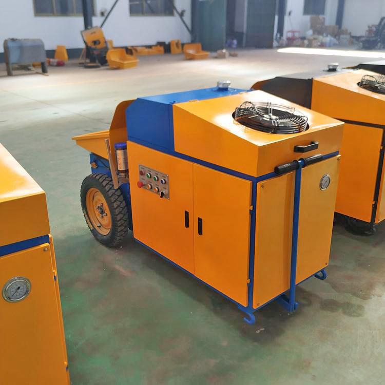 中旺二次结凝土YUW浇注泵构卧式细石混凝土输送泵凝混混土上料机