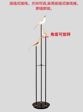 喜室鹊地灯后现代轻奢艺术创意客落厅简约性设计师GZM卧个床头台