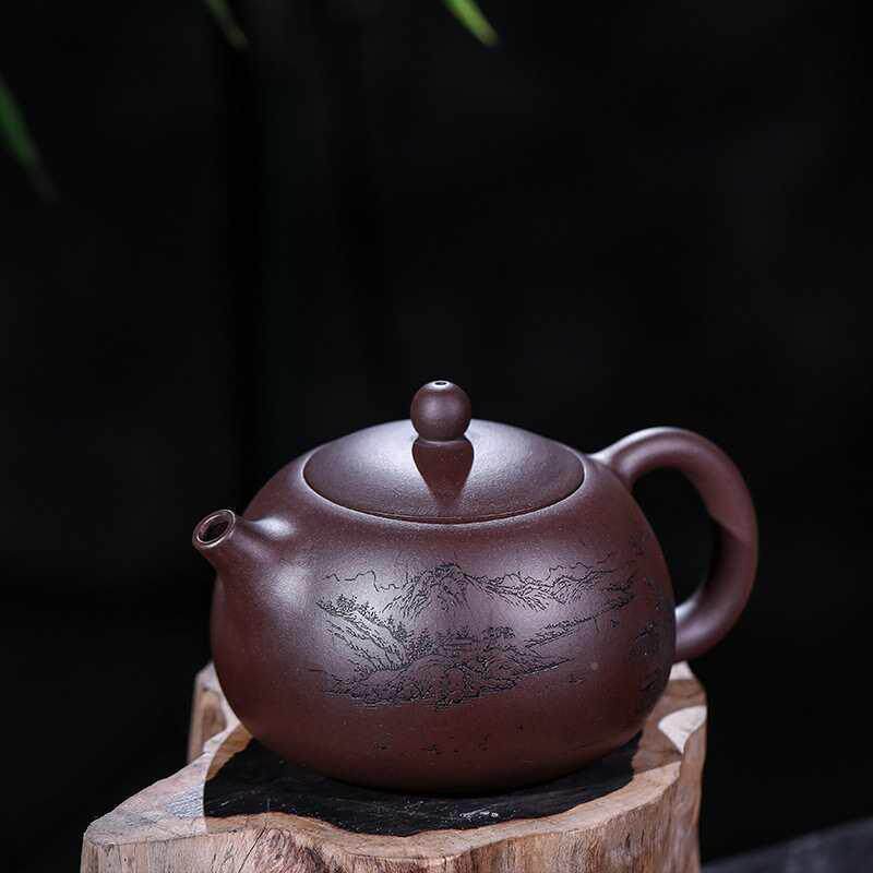 球号孔西施紫砂NZF壶大卡盖紫砂手工西壶壶大容量家用泡茶施壶45