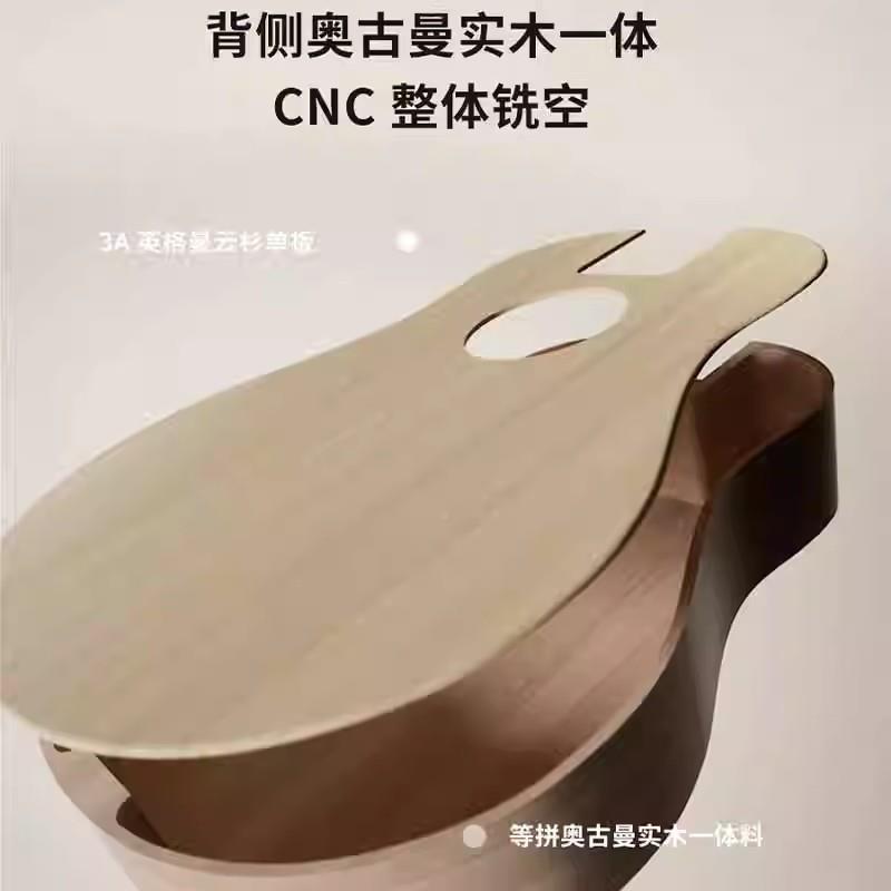 AK8AMA青系列-色春彩全单实尤木克里里2寸便携入门电6箱小吉他女