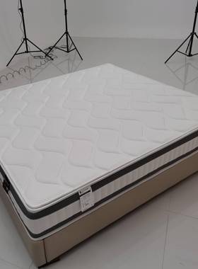 直销纯棉工针织高猛精钢弹簧高回弹床椰棕家用双UOK人厂酒店垫