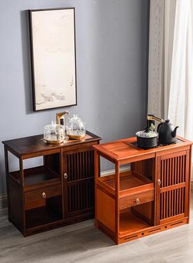 动茶水柜边几烧餐一边柜茶桌边柜水移壶体茶75813水架烧水柜收纳