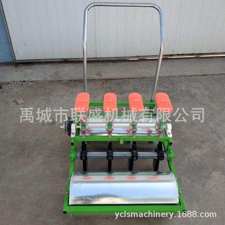 蔬菜播种机 手推式萝卜白菜种植机 人力油菜菠菜甜菜点播机