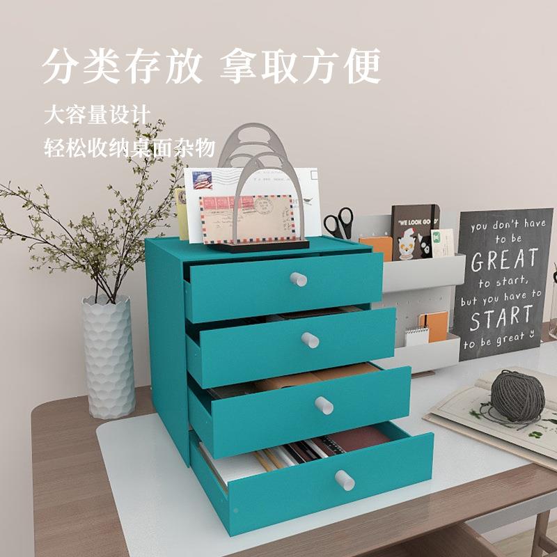 制钢家用玄关柜打印机架文件式资料BNA4分格整理桌面多层抽屉收纳