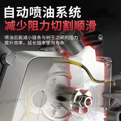 PFP厂小家直销充电式电电外链锯家用大功率锂锯手持户伐木电锯