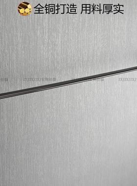 卫生间毛巾架全4铜卫生挂间浴钢室浴巾杆30不锈IID毛巾杆轻奢