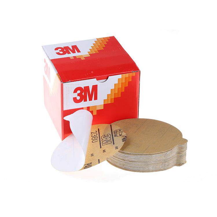 砂纸5寸不80#(100干胶砂砂纸236U圆盘带胶砂粘纸125mm自圆形80碟