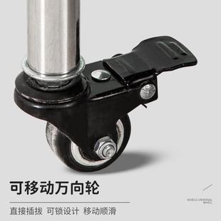 不锈钢拖把布架拖清把把墩挂架子挂钩可移动学校工厂洁收zhang625