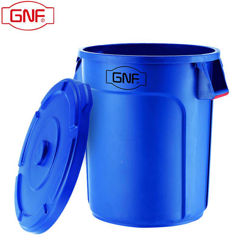 GNF75升塑料加圆形储物桶1厚带盖厨化工业物业厨943房餐余垃圾桶1