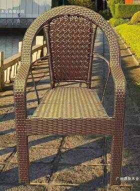JAC藤椅加加宽带子扶手椅靠背室内腾椅藤椅户外椅子藤编大椅子椅
