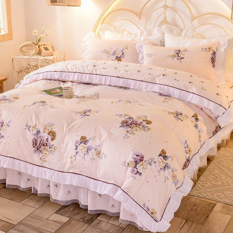 1VPR纯棉版公主风夏四件套蕾韩丝边花被婚套床单床裙VZE庆粉韩式,鲜花速递/花卉仿真/绿植园艺,其它园艺用品,淘宝优惠券,粉丝福利购,淘宝优惠卷