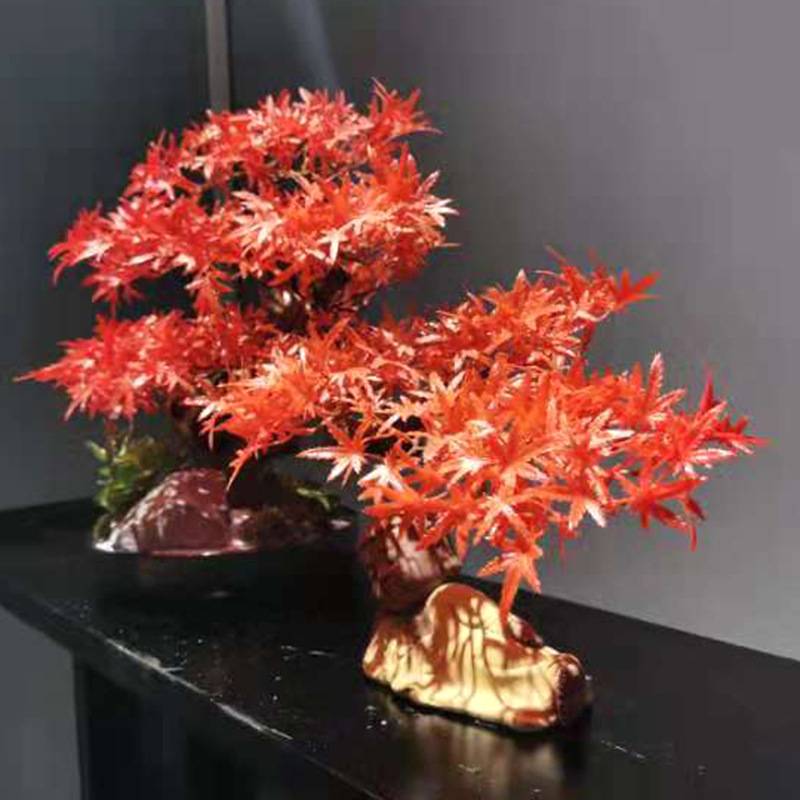 新中式仿真植物迎客松造景盆栽酒店玄关创意盆景绿植摆件厂家