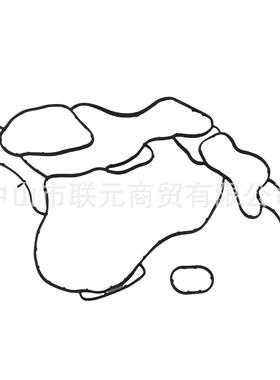 LR00234机油散热器密封垫0LR002340圈机油底密封用于柴座油路虎揽
