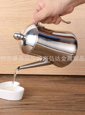 34不锈钢油壶家0用酱油瓶油瓶调料醋油壶厨房HHD265防漏带盖壶