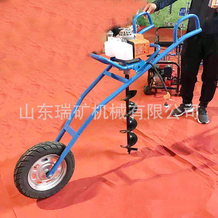 农用单人大功200率型汽油机地果钻园施肥桩机钻地钻小孔打洞挖坑