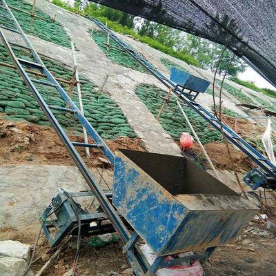 包邮TWB泥山坡运机工地建料筑上料混凝水土虎提升机楼房坡道爬山