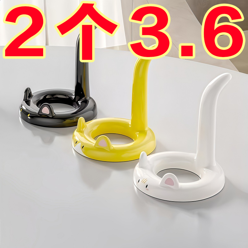 可爱萌宠手机支架桌面小猫创意摆件ipad平板支撑架通用多功能追剧