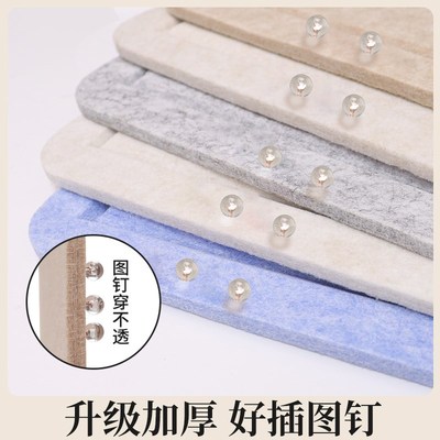 毛毡墙贴照片墙背景板毛毡板挂墙面上软木板展示板毛粘板便利贴自