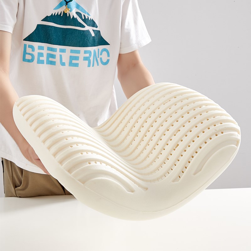 猫肚皮乳胶枕护颈椎学生宿舍睡觉睡枕侧睡枕头男女超柔专用猫腹枕