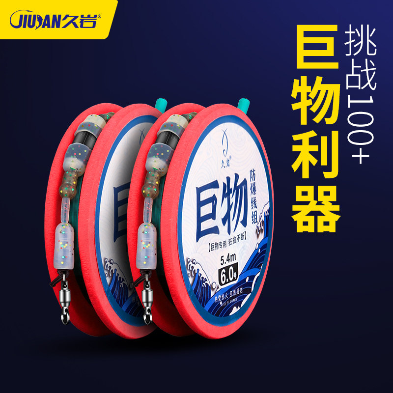 久岩大物线组鲢鳙主线绑好成品巨物防爆线鱼线青鱼全套鱼线PE主线,户外/登山/野营/旅行用品,鱼线,淘宝优惠券,粉丝福利购,淘宝优惠卷
