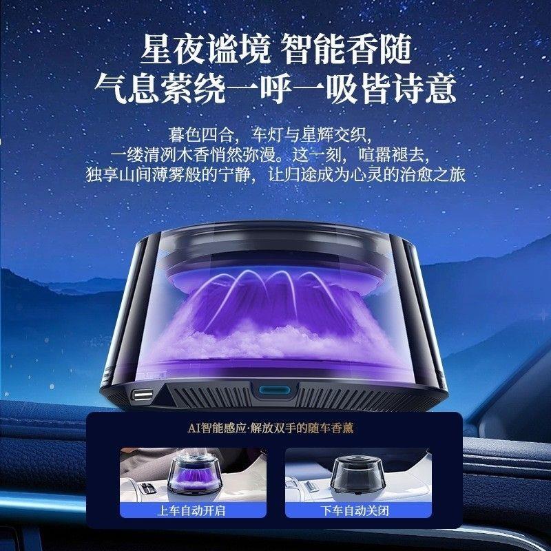 智能车载氛围灯香薰360