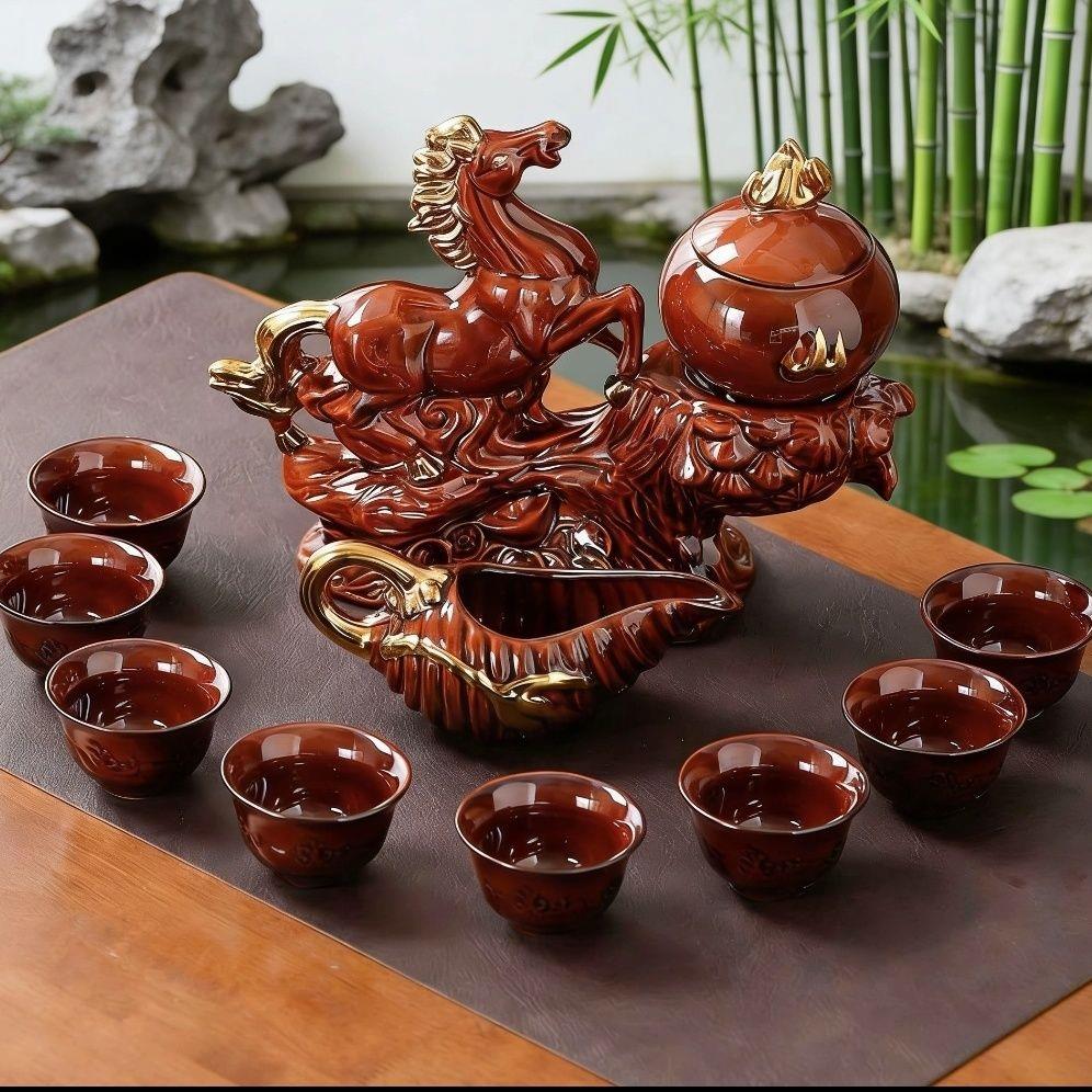 防烫茶具懒人泡茶器石磨