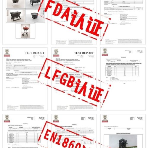 美式烟熏烤炉户外熏烤一体烧烤炉烤肉BBQ5-6人合金材质高级易清洗