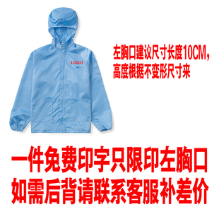 防静电连体服防尘防护防岩棉全身喷漆养殖防护车间净化男女白蓝色