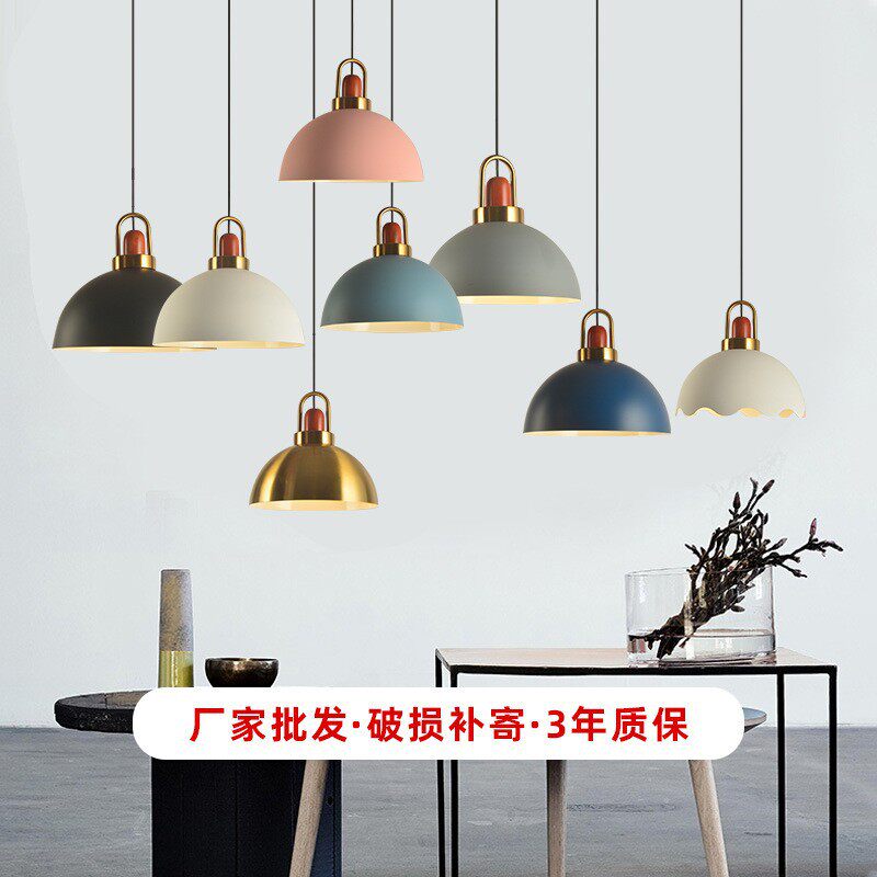 北欧民宿公寓卧室床头单头吊灯创意灯软装设计师轻奢餐厅餐桌吊灯
