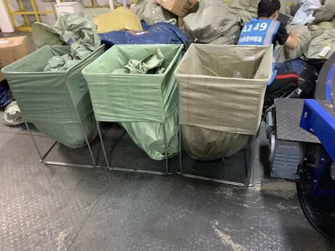 快递集包架撑袋架快递分拣架打包架子编织袋支撑架撑口支架建包架