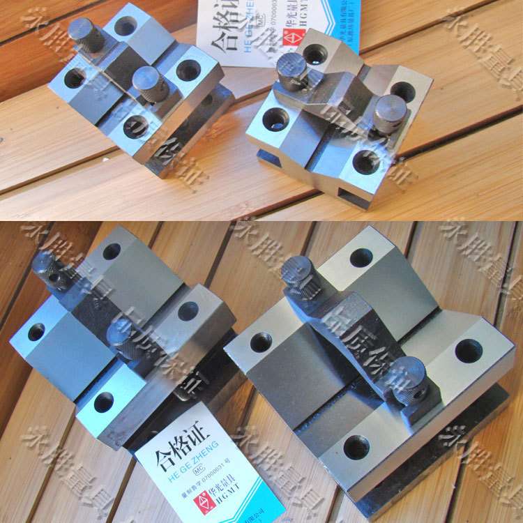 潍坊V型架60*60*50mmV型块 钢件V型架 带压板螺丝V型铁 套筒V型架