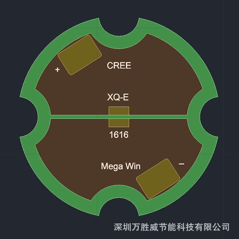 XQEEPR-00-0000-000000A01 科锐 深红光 1616大功率LED