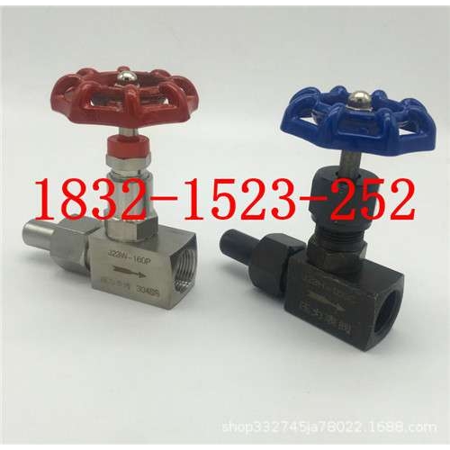 J21H-64P、J23W-160P 304不锈钢高压内外螺纹针型阀NPT1/2-NPT1/2