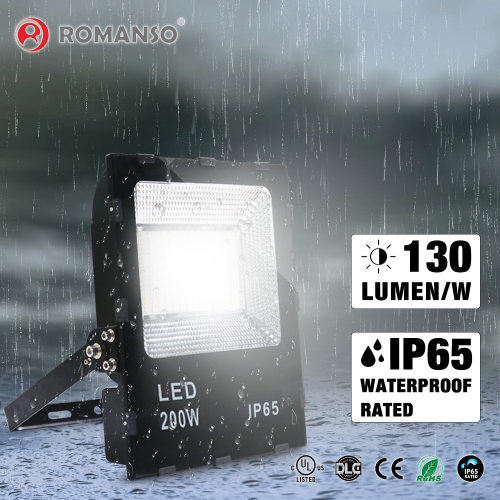 厂家UL户外庭院广告投光室外防水工程100W/150W/200WlLED泛光灯