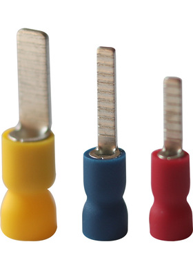 DBV1.25-14片形冷压端头 DBVE5.5-18插片型号易穿线预绝缘端子