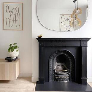 美式欧式法式实木壁炉装饰柜奶油风仿真壁炉柜客厅边柜玄关柜