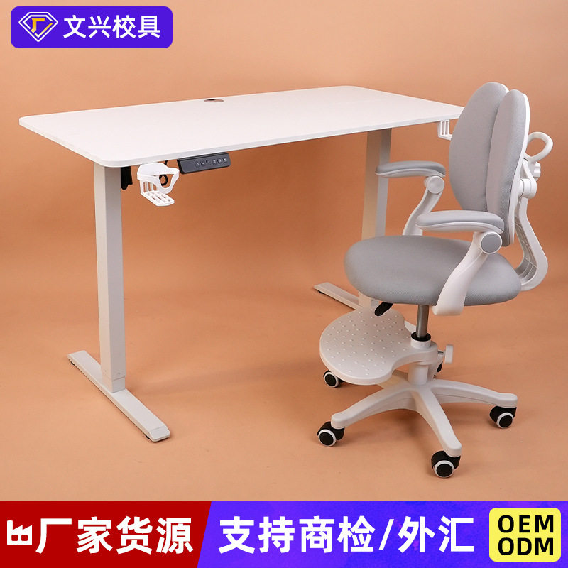 智能电动升降桌家用卧室电脑桌可升降电竞桌学习书桌站立式工作台