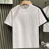 上衣港风宽松休闲潮牌体恤衫 新款 韩版 潮流简约半袖 短袖 t恤男夏季