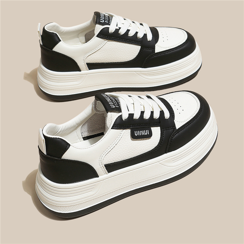 【甄选推荐】小白板鞋女厚底新款