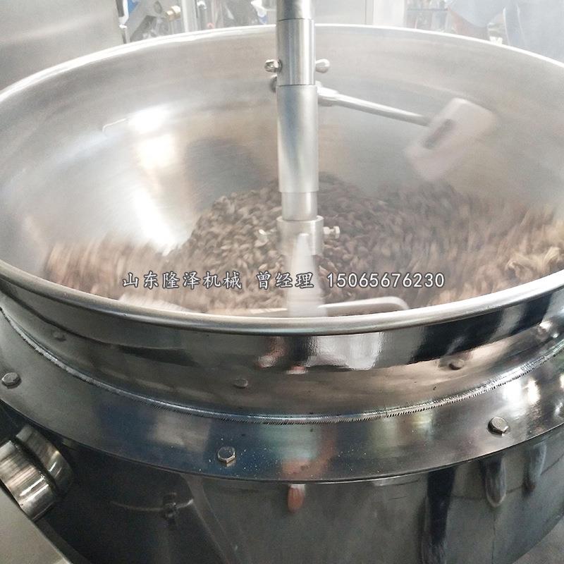 390电磁药材炒锅 膏黑药熬煮机锅 五爪星搅拌行炒药厂家直销