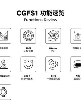 ITP电动磨豆机 家用小型咖啡 意式手冲内置电子OXTT秤 咖啡豆磨豆
