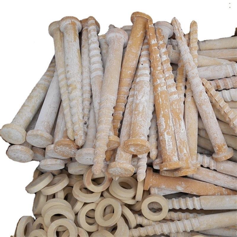 16瓷钉纤维炉配件陶电炉悬挂陶固Φ定扁带电阻丝耐高温瓷螺16*170