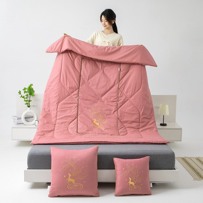 简约两用抱枕被纯棉全棉汽车沙发宿舍二合一多功能靠垫枕头被午休,居家布艺,抱枕被,淘宝优惠券,粉丝福利购,淘宝优惠卷