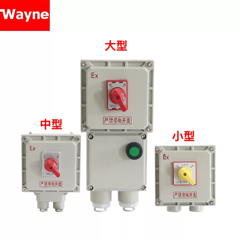 防爆断路器BDZ52-3P/16A25A32A40A63A小型单体式2P防爆空气开关