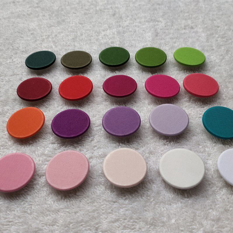 纯棉布平面纽扣衬衣衬衫裙子裤子西服工服风衣夏季男女宝宝黑扣子